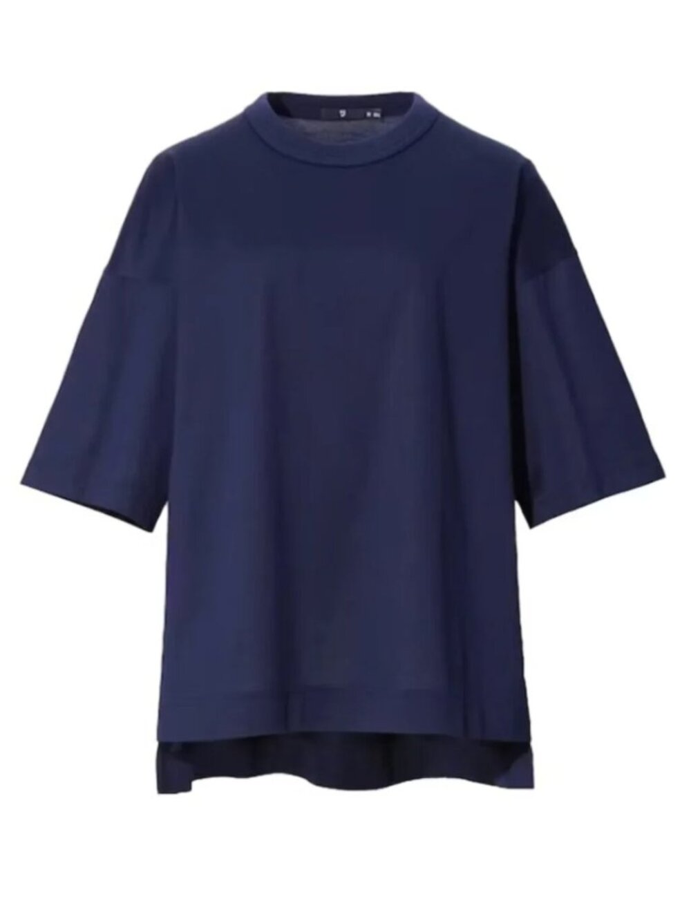 Uniqlo x Jil Sander (+J ) Women's Oversized Half Sleeve T-shirt Navy XS